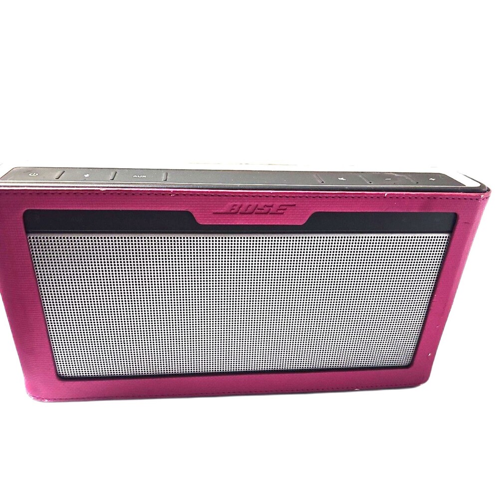 Bose SoundLink III Bluetooth Mobile Speaker Tested Working. Pink Case.